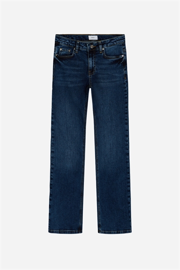 GRUNT Jeans - Texas Low Flare - Blå